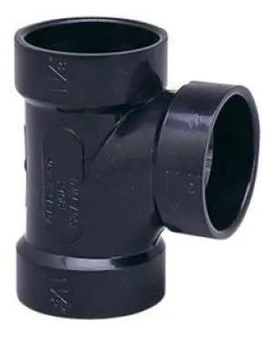 3"x3"x1-1/2" HxHxH Sanitary Tee, ABS