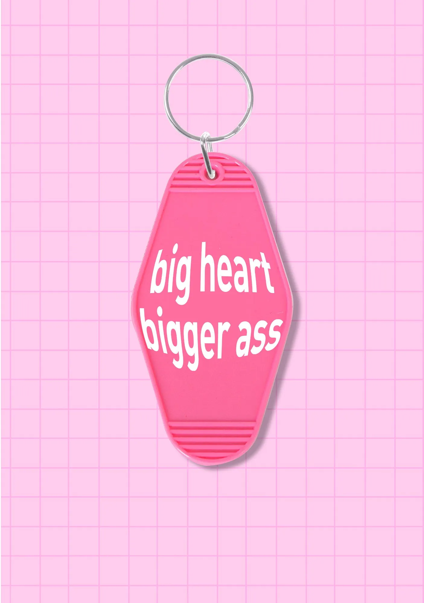 Big Heart 1Pc Y2K Hotel Keychain Cherrykitten