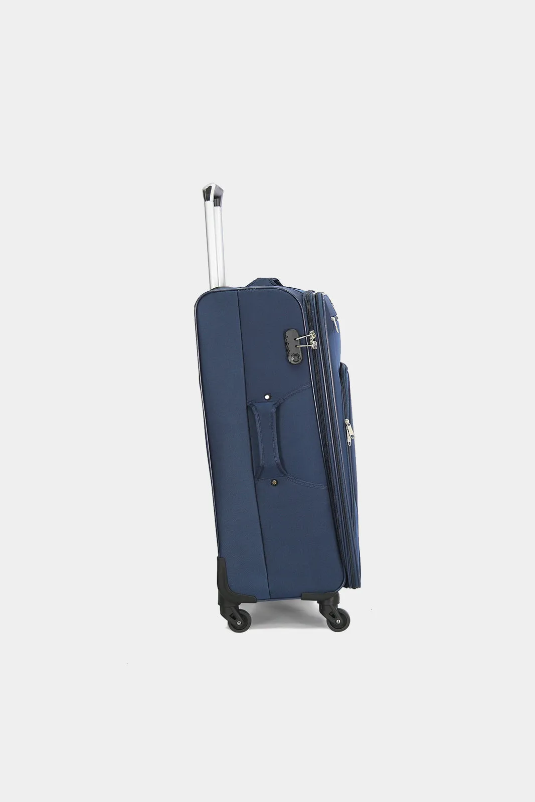 Blue Solid Trolley Set (3 Piece)