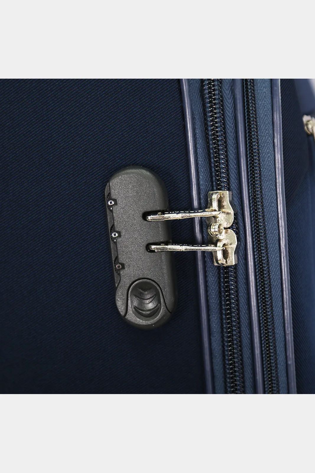 Blue Solid Trolley Set (3 Piece)