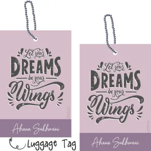 Luggage Tag - Wings To Dream