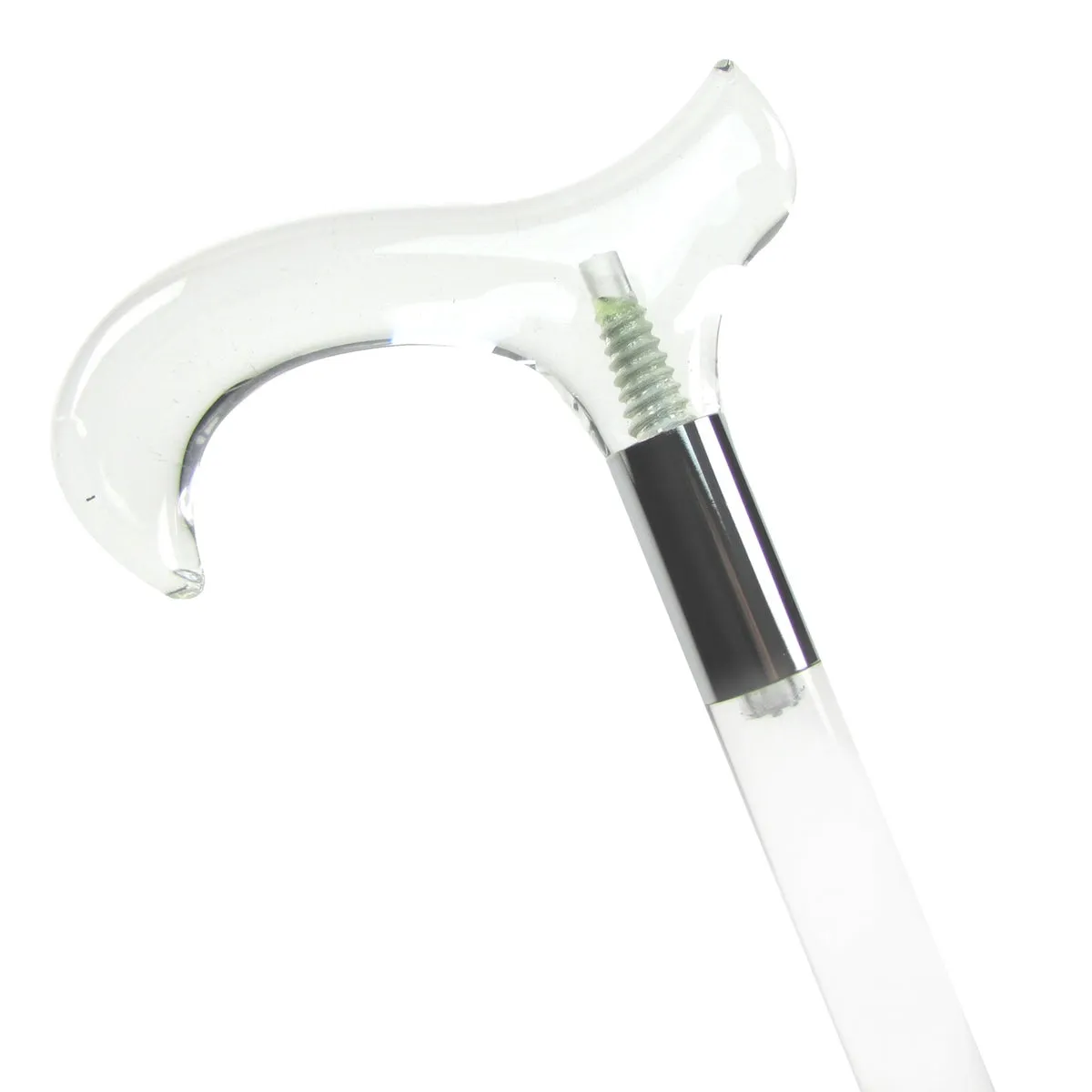 New 36" Derby Handle Lucite Mens/Ladies Walking Stick Cane