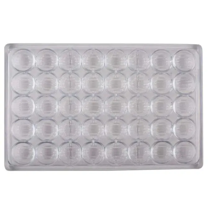 Ridged Dome Chocolate Mold - 40 Forms
