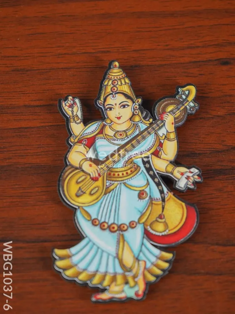 Saraswathi Fridge Magnet - WBG1037-6