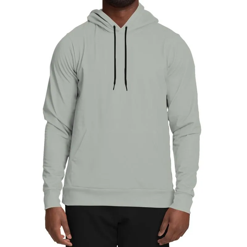 Shaded Pale Warm Green Gray Hoodie | Unisex | with PLUS sizes | C5M0Y10K30