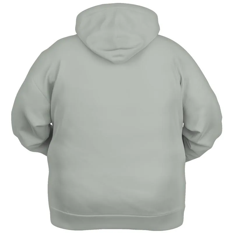 Shaded Pale Warm Green Gray Hoodie | Unisex | with PLUS sizes | C5M0Y10K30