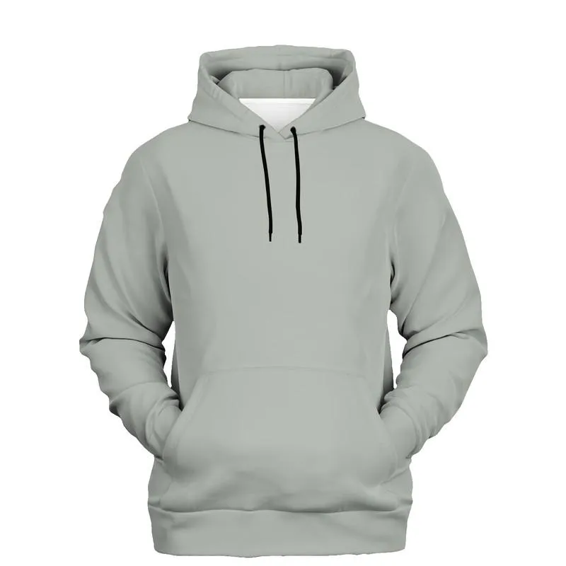 Shaded Pale Warm Green Gray Hoodie | Unisex | with PLUS sizes | C5M0Y10K30