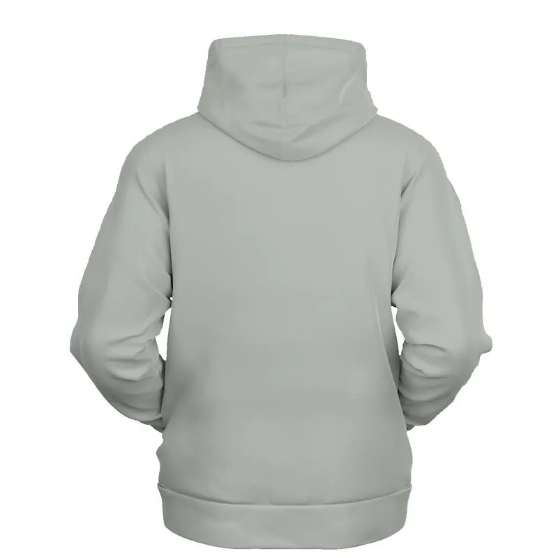 Shaded Pale Warm Green Gray Hoodie | Unisex | with PLUS sizes | C5M0Y10K30